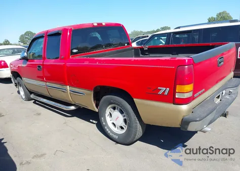 1999 GMC Sierra 1500 Sle из США, поврежденный, VIN 1GTEK19T7XZ512671